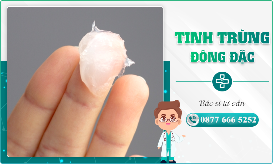 Tinh trùng đông đặc: nguyên nhân và hướng chữa trị hiệu quả
