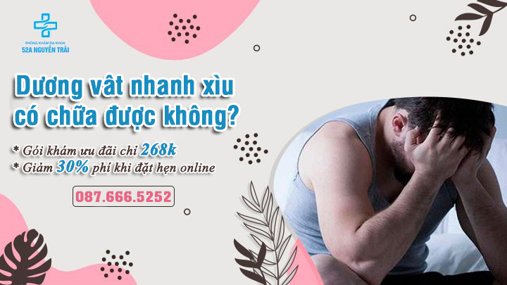 Khó cương cứng, dương vật nhanh xìu có chữa được không?